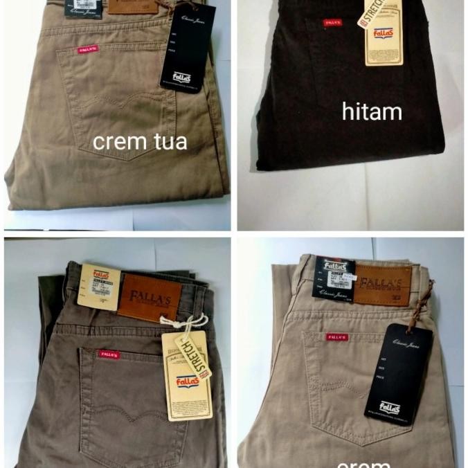 Celana Fallas Bahan Kanvas Strecth/Melar Original Terlaris