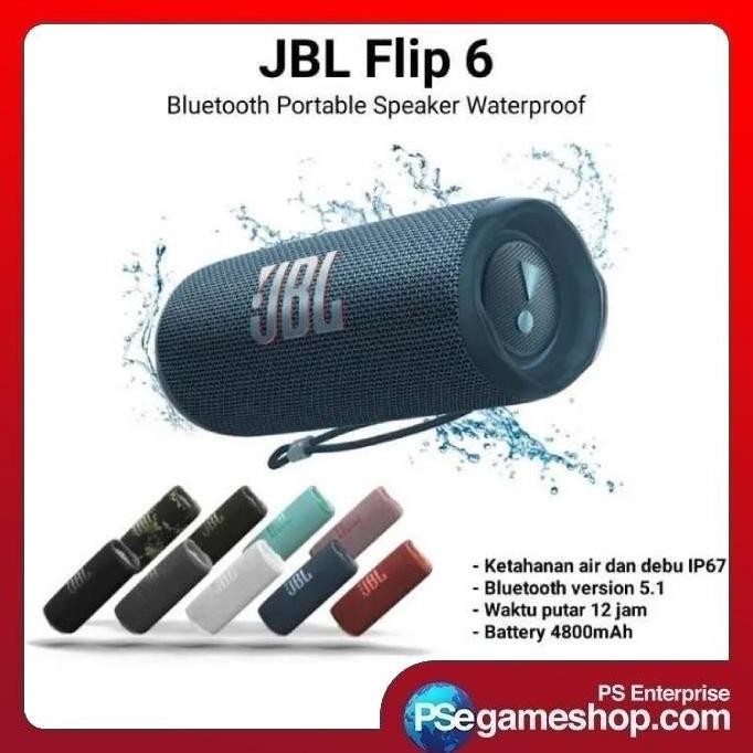 

PROMO JBL FLIP 6 PORTABLE WATERPROOF SPEAKER