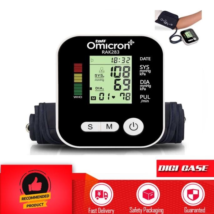 Tensimeter Alat Ukur Tekanan Darah / Tensi Darah Digital Taff Omicron Original Terlaris