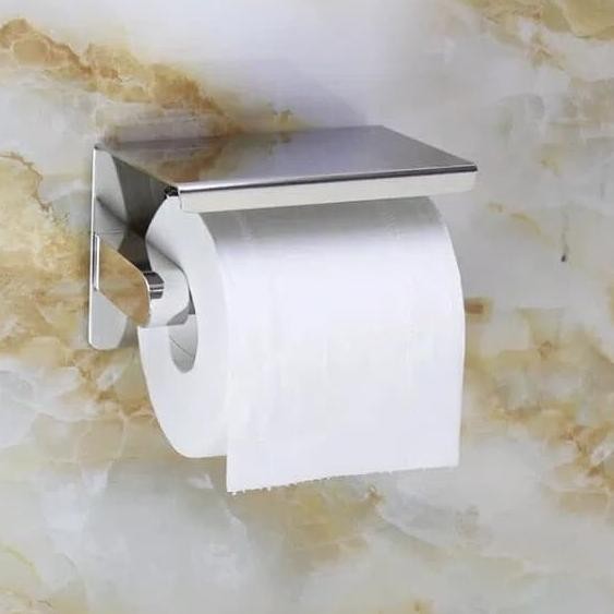 

PROMO TEMPAT TISSUE ROLL STAINLEES TEMPAT TISSUE GULUNG KAMAR MANDI TOILET