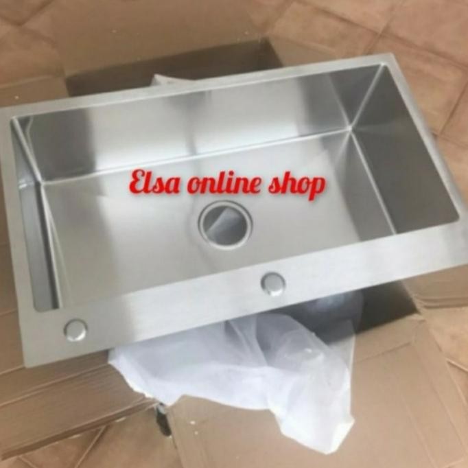 

PROMO KITCHEN SINK 8050 STAINLESS SUS 304 1 LOBANG BESAR