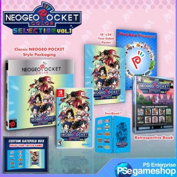 

PROMO NINTENDO SWITCH SNK NEOGEO / NEO GEO POCKET COLOR SELECTION LIMITED RUN