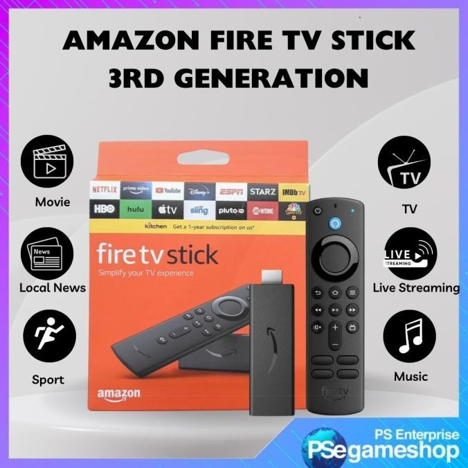 

PROMO AMAZON FIRE TV STICK 4K MAX WIFI 6 WITH ALEXA / FIRETV STIK 4K WIFI6