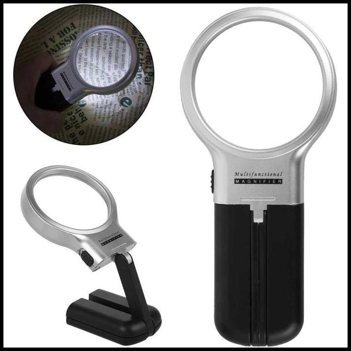 

Kaca Pembesar Lipat Baca Buku / Teknisi Service 2 Led 63Mm 3X