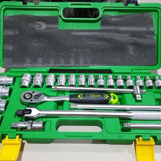 Berkualitas KUNCI SOK SET TEKIRO 24 PCS SOCKET SET KUNCI SOKET SET TEKIRO 24PCS