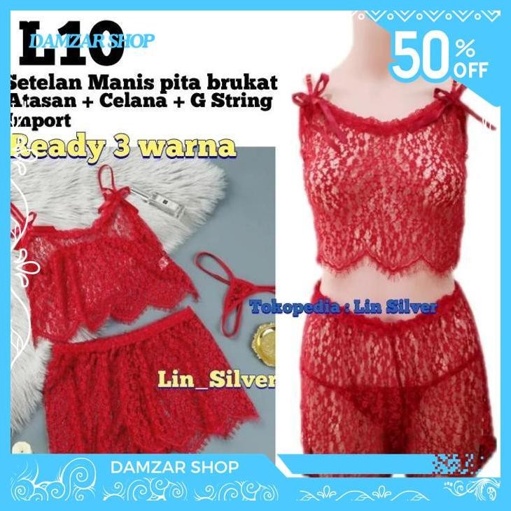 / BAJU SETELAN TIDUR SEKSI TRANSPARAN BROOKAT IMPOR JUMBO XL TERJAMIN BEST