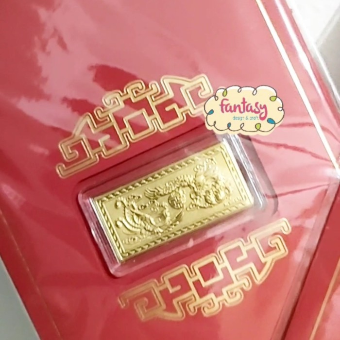 

CNY ANGPAO EMAS LOGAM MULIA AU 999 / ANGPAO IMLEK / KADO UNIK EMAS - bulat - tikus Limited