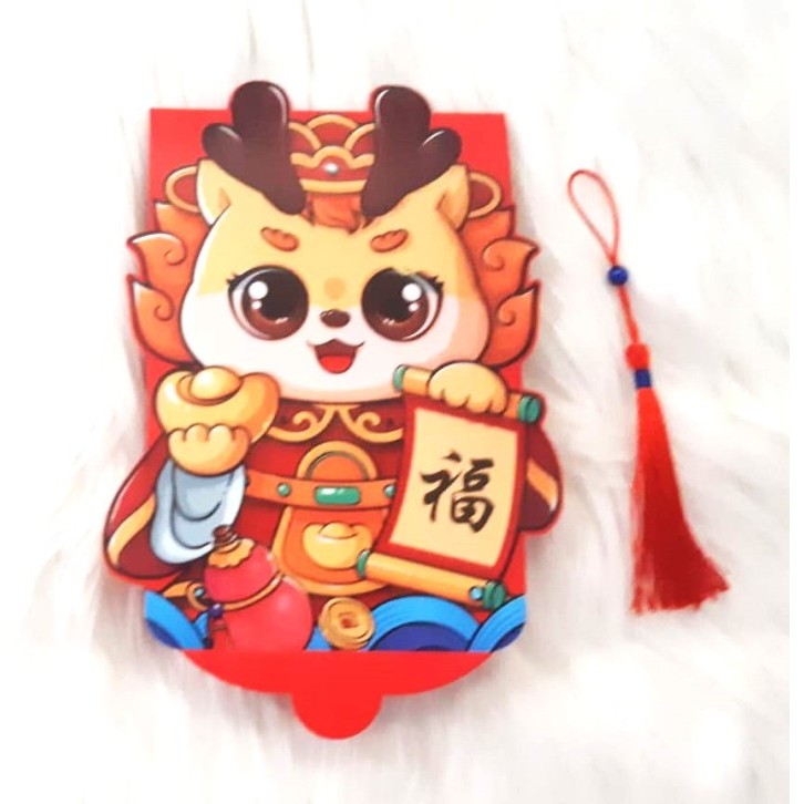 

CNY Angpao Imlek Tarik Shio Naga Premium Unik Lucu Bagus LIMITED 3233 Limited