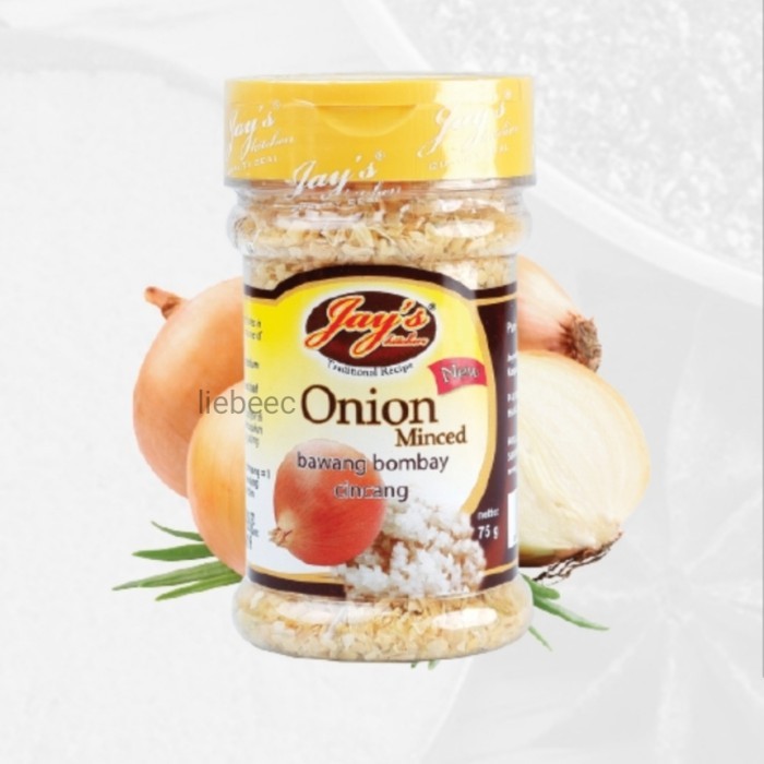 

Jay Onion Nced 75Gr Jay Bawang Bombay Cincang 75 Gr