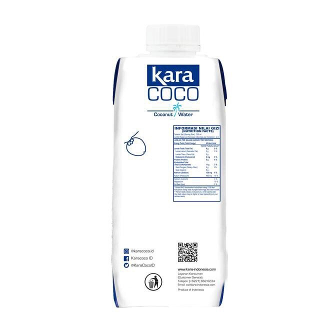 

Ara Coco Air Elapa Murni Pure Coconut Water 330 Ml 1Pc