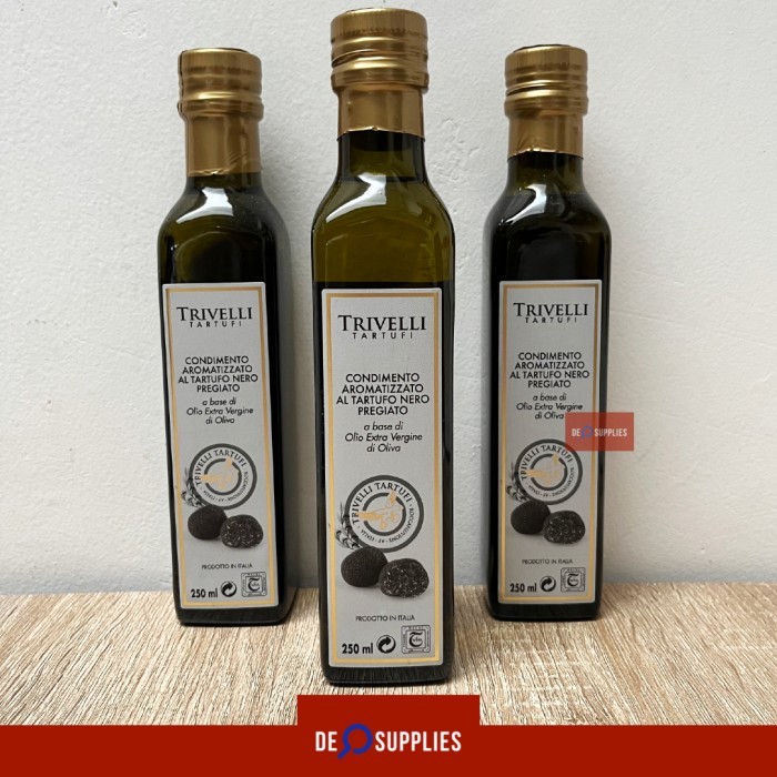 

Trivelli Bla Truffle Oil 250Ml Italian Truffle Hitam Etra Virgin