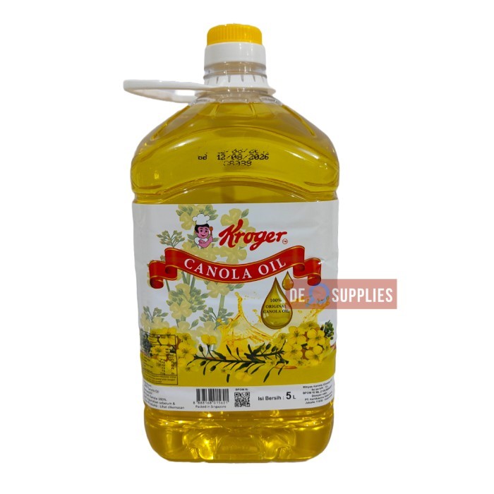 

Roger Canola Oil 5L Nya Anola Ingapore Cooing Oil Goreng
