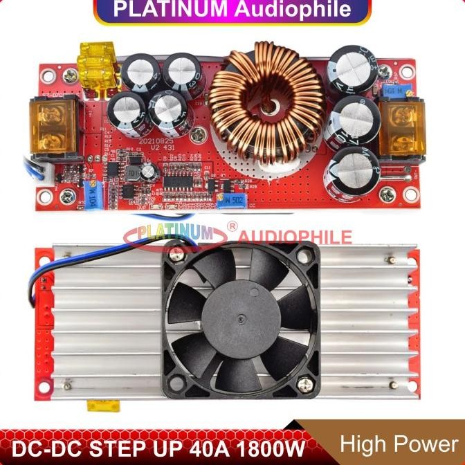 DC-DC Step Up 1800W 40A Boost Converter High Power Stepup Modul DC-B1800W