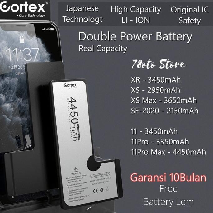 Cortex Batre Baterai Battery iPhone 12Mini 12 12Pro 12ProMax Original SAMD
