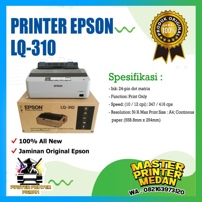 PRINTER EPSON LQ310 EPSON LQ-310 GARANSI RESMI