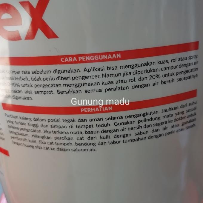 Cat Tembok Vinilex 25 Kg Pail 25Kg Warna Putih / Nippon Paint Tersedia