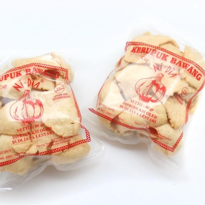 

#Paket Murah 10 Pcs# Kerupuk/Krupuk/Kripik Bawang Nidia 80 Gram