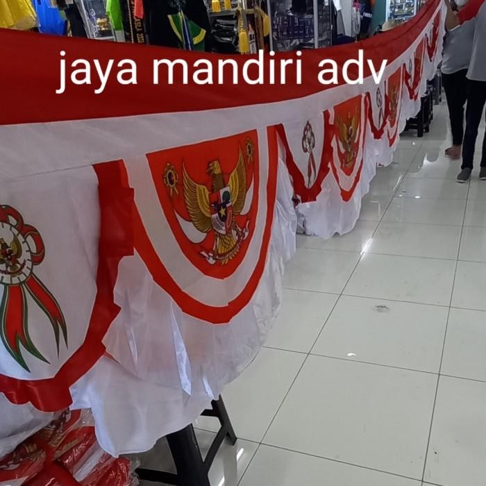 Umbul Umbul Merah Putih Gelombang/Vitrase