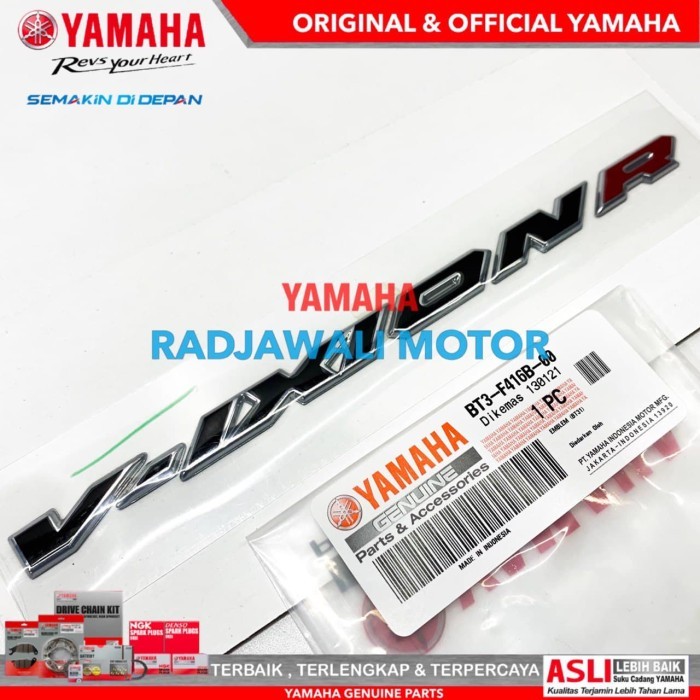 EMBLEM LOGO 3D VIXION R ASLI ORIGINAL YAMAHA