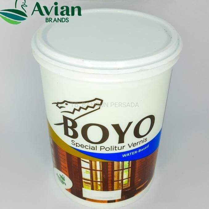 Cat Politur BOYO Waterbased / Cat Plitur Kayu / Cat Plitur Air HOT PROMO |