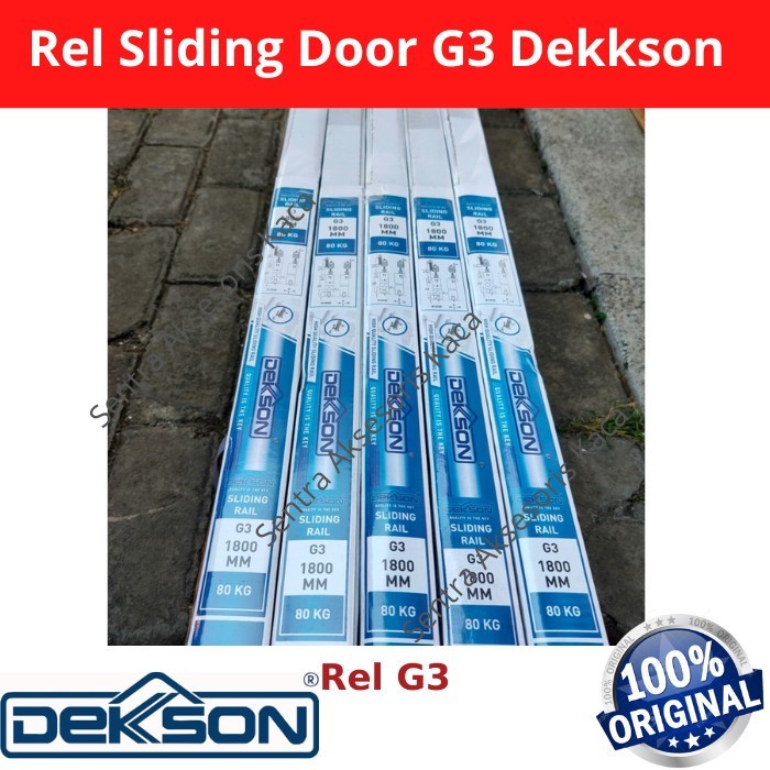 Rel Sliding Door Dekkson - Rel Pintu Geser Dekkson G4/G3