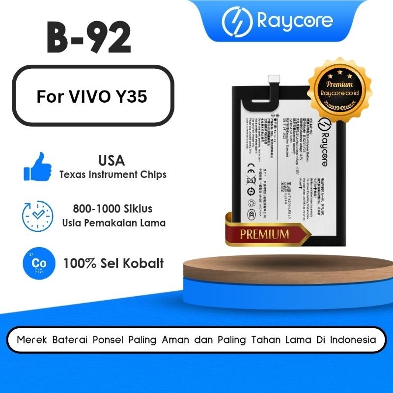 Raycore - Baterai Vivo B-92 / Vivo Y35