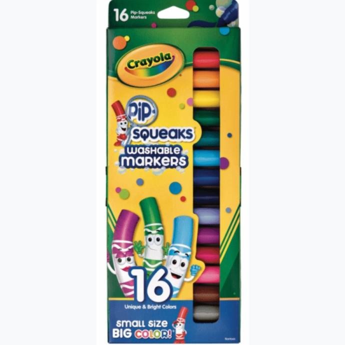 

Crayola Spidol Warna Pip Squeaks 16 Colors