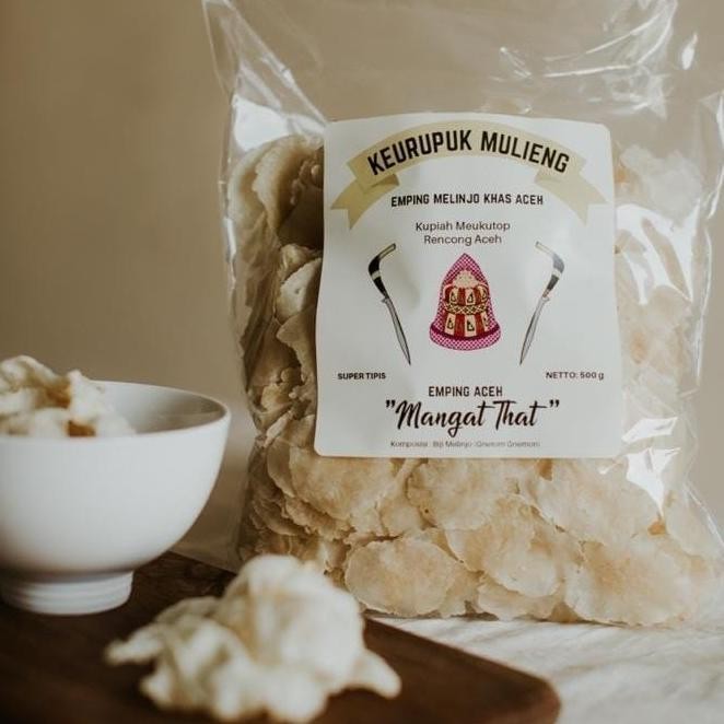 

(Ready) Emping Aceh Super Tipis Grade A "Mangat That