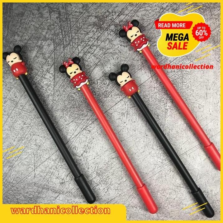

PULPEN MICKEY MOUSE / GEL PEN KTER DISNEY PENA LUCU SOUVENIR UNIK FREE ONGKIR !!