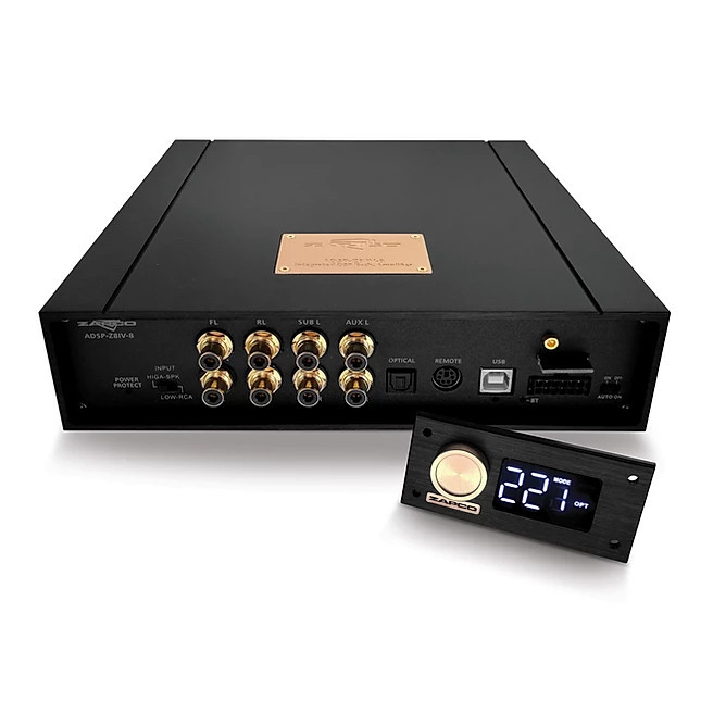 DSP Prosesor Zapco ADSP Z8 IV Proccesor 8 Ch Built in Amplifier 8 Ch