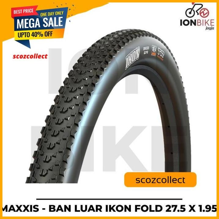 BAN LUAR MAXXIS IKON 27.5 X 1.95 27.5X1.95 FOLD KEVLAR SEPEDA MTB TERBAIK 