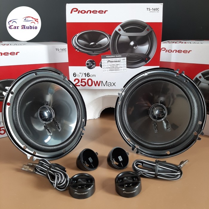 SPEAKER SPLIT PIONEER TS-160C SPEQKER COMPONENT TWO WAY SPLIT PIONEER TS 160C PIONEER TS 160 C