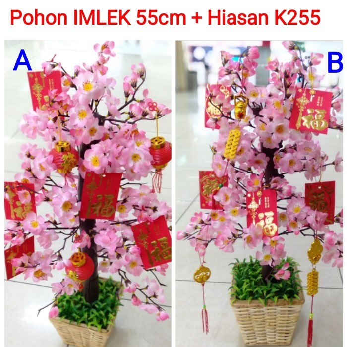 

Imlek Pohon imlek meihua angpao 55 cm paket aksesoris - A/Lampion !NEW