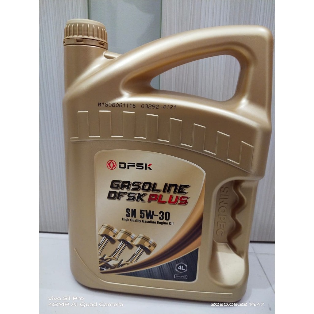 GASOLINE OIL SN 5W-30 4L DFSK GLORY 580/560/I-AUTO