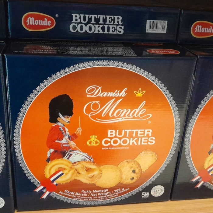 Monde Butter Cookies 365Gr Kue Kering