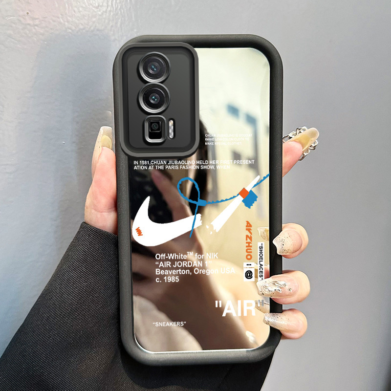 Casing Hp Untuk Xiaomi POCO F5 Case Casing Softcase kait rusak HP Kesing cermin langkah baru pelindu