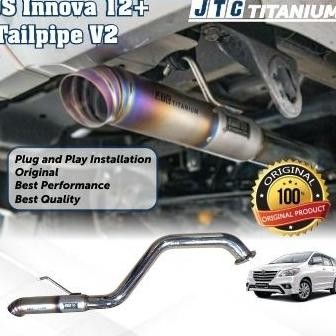 Exhaust Knalpot JTC Titanium Tailpipe Innova Reborn Fortuner 16-22 VRZ
