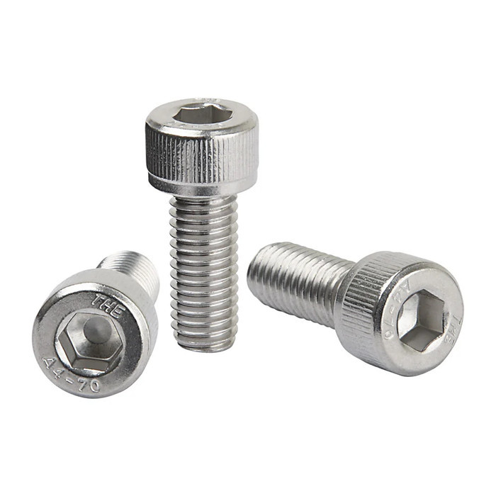SS316 Baut L Stainless M8X90 / 8X90 / M8 X 90 / 8 X 90 Full Drat SUS316 / A4-70 Hex Socket Screw Din