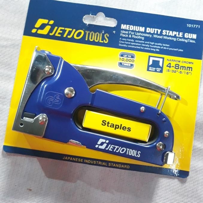 

TERBARU GUN STAPLER 8MM TEKIRO STAPLES STEPLER TEMBAK HEKTER BESAR MULTI JOK !!!!!