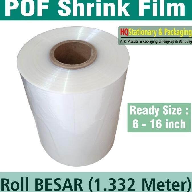 Plastik Shrink / POF Shrink Film Roll Besar Termurah - 14 inch