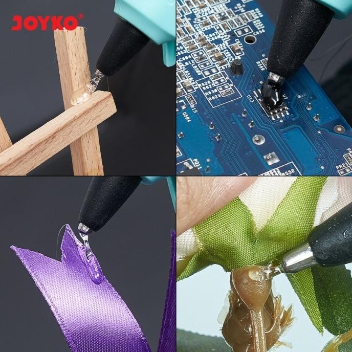 

Promo Glue Gun JOYKO GG-854 PASTEL COLOR / Lem Tembak Serba Guna 20Watt Hot Melt Glue COD