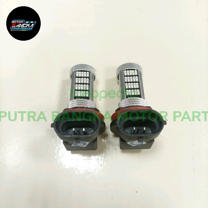 Kabel Relay Bohlam Lampu Fog Lamp Foglamp Led H11 H16 33 Led Biru