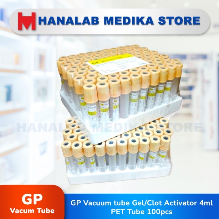 Sale Gp Vacuum Tube Gel/Clot Activator 4Ml Pet Tube 100Pcs