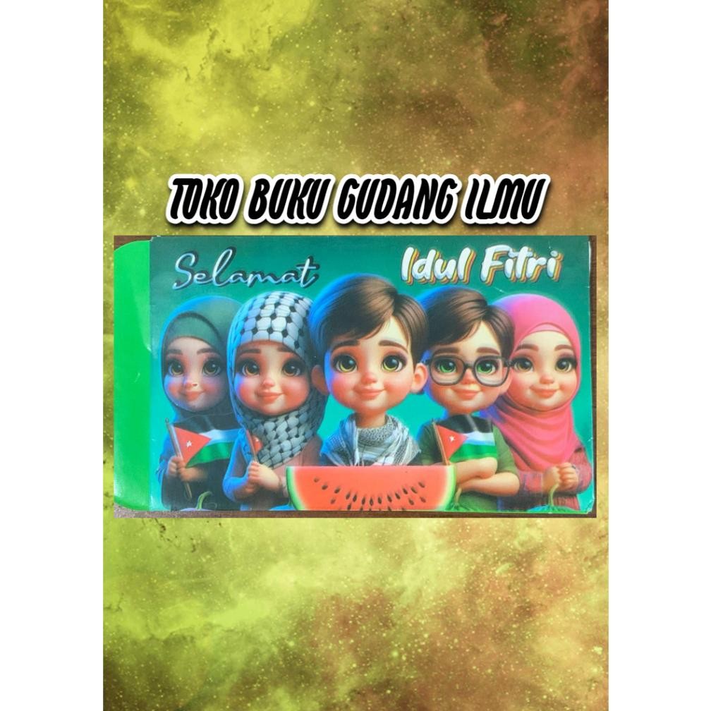 

GHT Amplop THR Lebaran Free Palestine Viral Isi 100 Ukuran Kecil