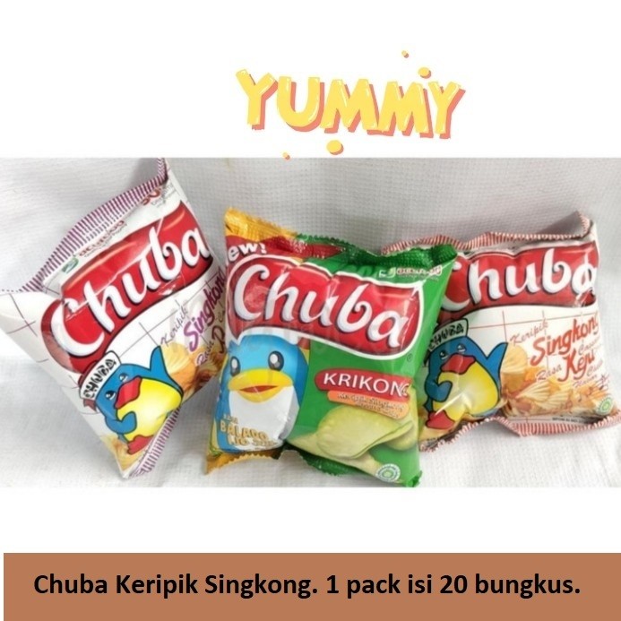 

chuba keripik singkong pack isi 20