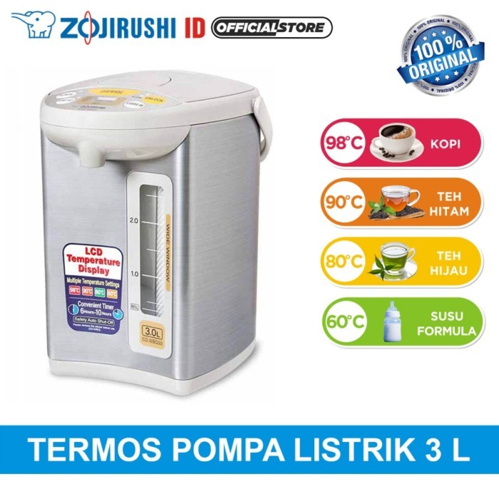 Termos Air Panas (LISTRIK) ZOJIRUSHI 3 liter CD-WBQ30 (00144.00332)
