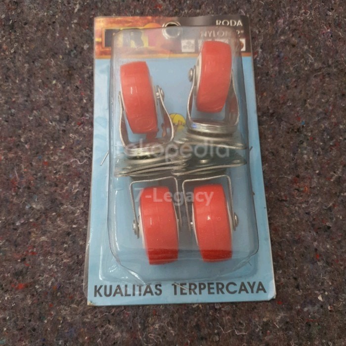 ((((()paling dicari] Roda nylon 2 inch set / Roda etalase 2" set/ Roda 2inch hidup