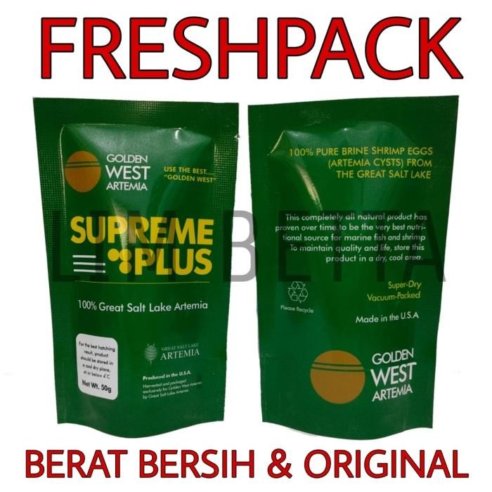 ( Freshpack ) Artemia Supreme 50 Gram / Artemia Supreme Plus
