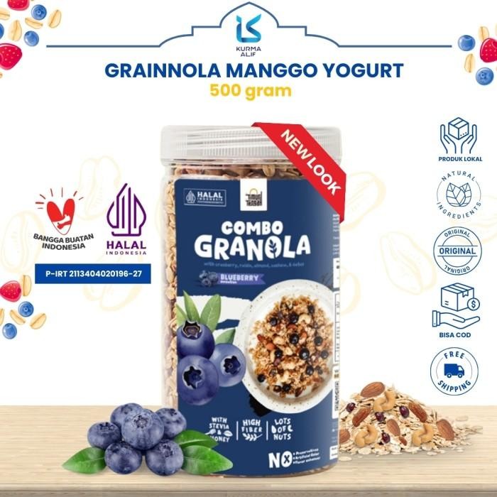 

Granola Kemasan Toples 500 Gr - Granola Sereal Diet Low Calori Food