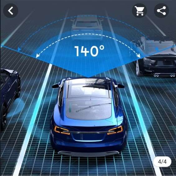 Vivan VDR01 Dash Cam 1080P Super Wide Angle 2 Inch IPS Display 32GB TF Card Support